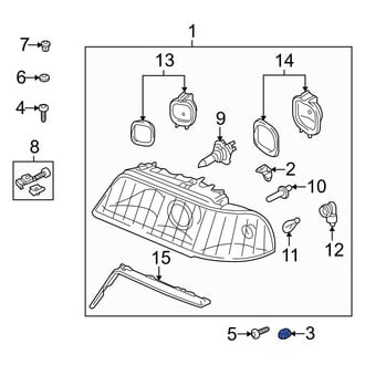 Audi OE - Headlight Mounting Nut
