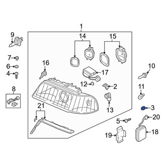 Audi OE - Headlight Mounting Nut