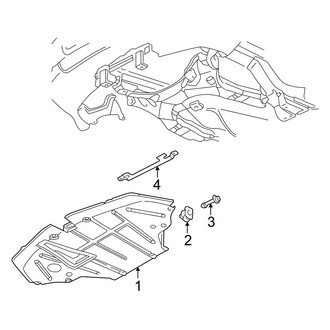 Audi OE - Radiator Support - Splash Shields