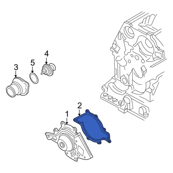 Engine Water Pump Gasket