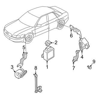 Audi OE - Electrical - Ride Control Components (Headlight Range Control)