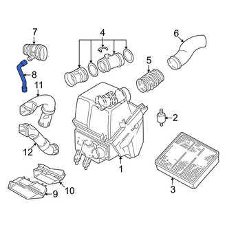 Audi OE - Lower Engine Air Intake Hose