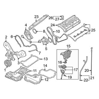 Audi OE - Engine / Transaxle - Engine Parts (3.7L)