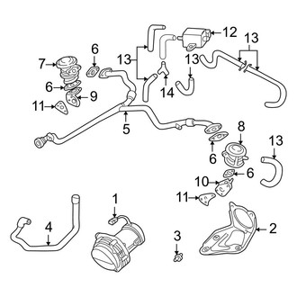 Audi OE - Emission System - Emission Components (Secondary Air Pump), (4.2L)