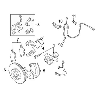 Audi OE - Front Suspension - Brake Components
