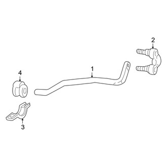 Audi OE - Front Suspension - Stabilizer Bar & Components (Base / L)