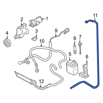 Audi OE - Power Steering Return Hose