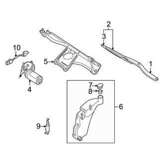 Audi OE - Windshield - Wiper & Washer Components