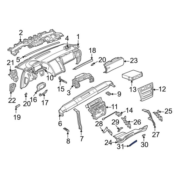 Instrument Panel Molding