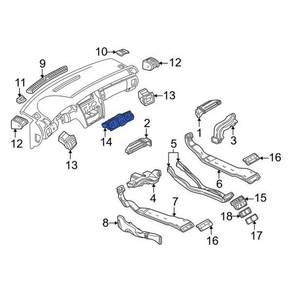 Dashboard Air Vent