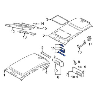 Audi OE - Left Sun Visor