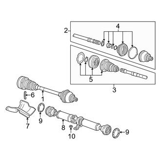 Audi OE - Rear Suspension - Drive Axles