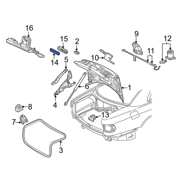 Deck Lid Handle