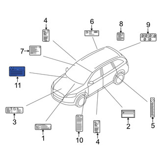Audi OE - Emission Label