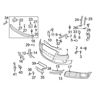 Audi OE - Front Bumper - Bumper & Components