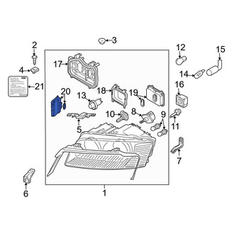 Audi OE - Front Headlight Control Module