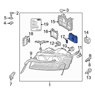 Audi OE - Front Headlight Control Module