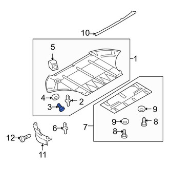 Audi OE - Radiator Support Splash Shield Screw