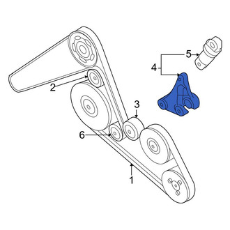 Audi OE - Accessory Drive Belt Tensioner Assembly