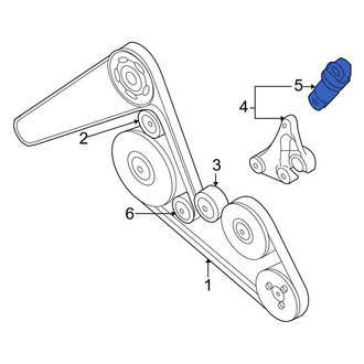 Audi OE - Accessory Drive Belt Tensioner Assembly
