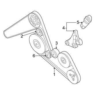 Audi OE - Cooling - Belts & Pulleys (6.0L)