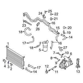 Audi OE - A/C Service Valve Core Seal