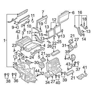 Audi OE - Air Conditioner & Heater - Evaporator & Heater Components