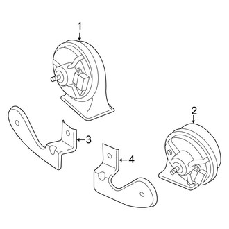 Audi OE - Electrical - Horn