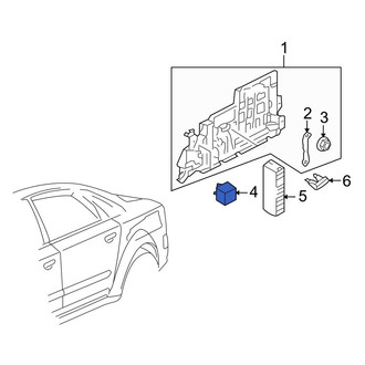Audi OE - Window Defroster Relay