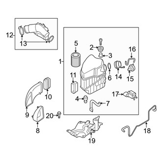 Audi OE - Engine / Transaxle - Air Intake (4.2L Gas)