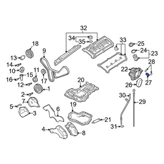 Audi OE - Engine Coolant Pipe