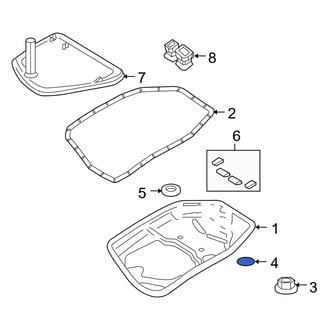Audi OE - Automatic Transmission Drain Plug Gasket