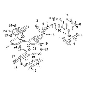 Audi OE - Exhaust System - Exhaust Components