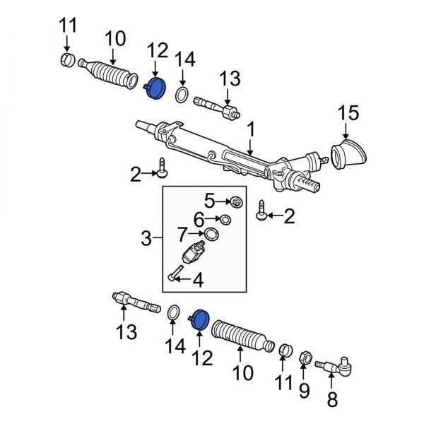 Rack and Pinion Bellows Clamp