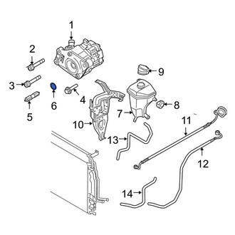 Audi OE - Power Steering Pump Shaft Seal