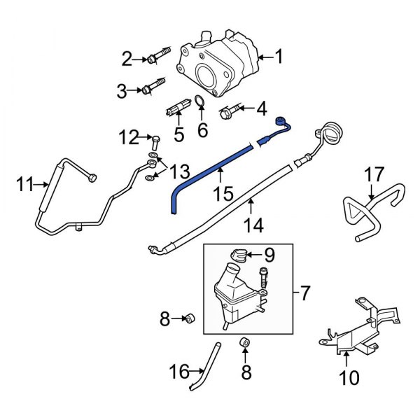 Power Steering Return Hose