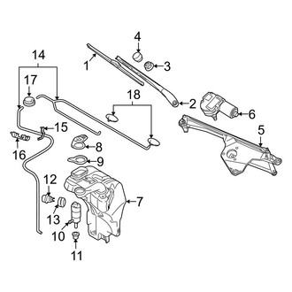 Audi OE - Windshield - Wiper & Washer Components