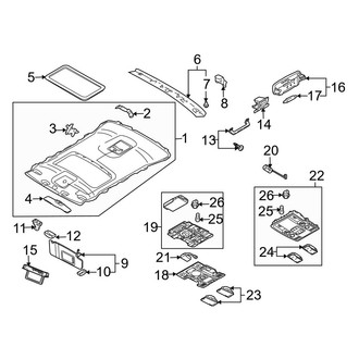 Audi OE - Roof - Interior Trim (L)