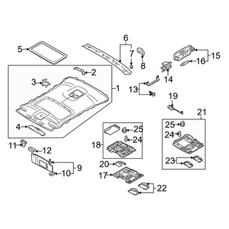 Audi OE - Roof - Interior Trim