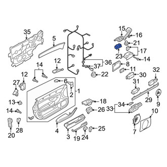 Audi OE - Front Left Door Window Switch