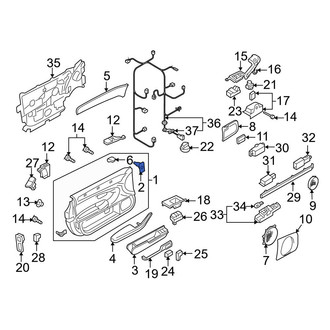 Audi OE - Front Door Interior Trim Panel Retainer