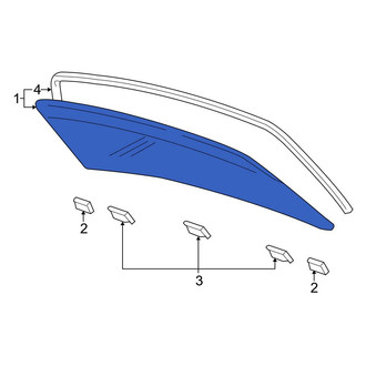 Audi OE - Rear Back Glass