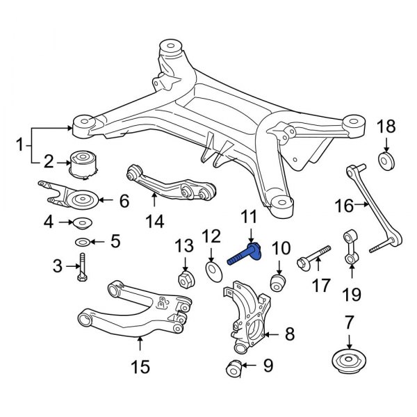 Suspension Knuckle Bolt