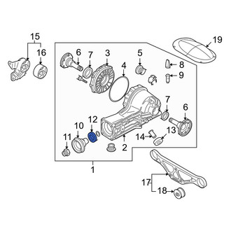 Audi OE - Rear Differential Pinion Seal