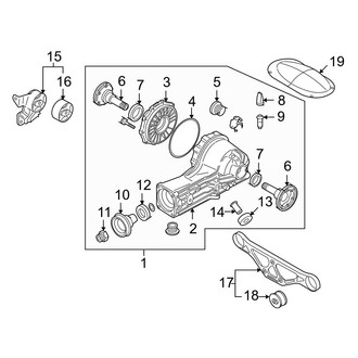 Audi OE - Rear Suspension - Axle & Differential (Base / L)