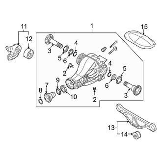 Audi OE - Drive Axle Shaft Lock C-Clip