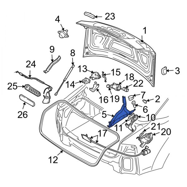 Deck Lid Hinge