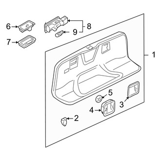 Audi OE - Trunk Lid - Interior Trim