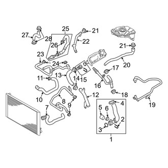 Audi OE - Cooling - Hoses & Lines (From VIN 4E6011643, Return), (6.0L)