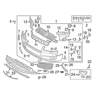 Audi OE - Radiator Support Panel Nut